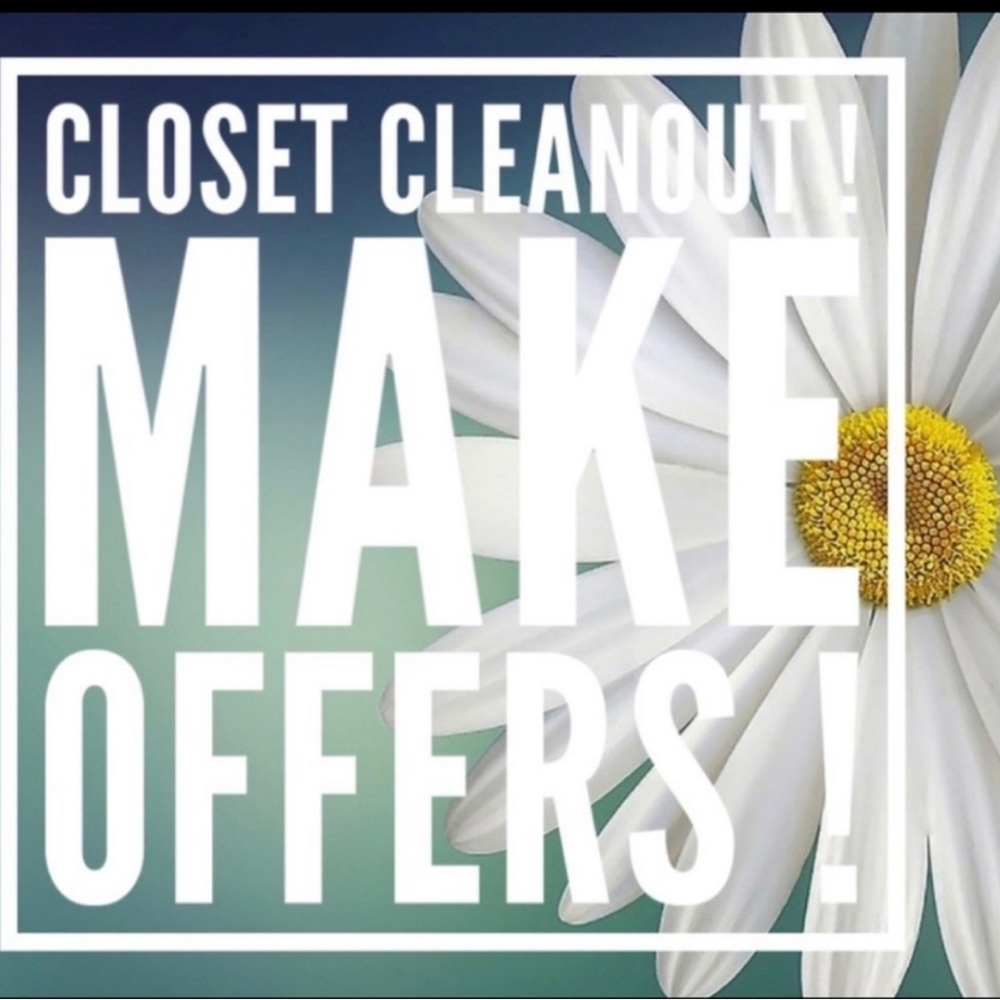Everything must go closet clean out